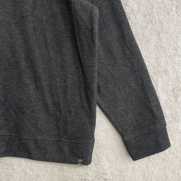 NWOT Jachs New York Wool Blend Men's XXL Charcoal Gray Sweatshirt Crewneck - Picture 10 of 11